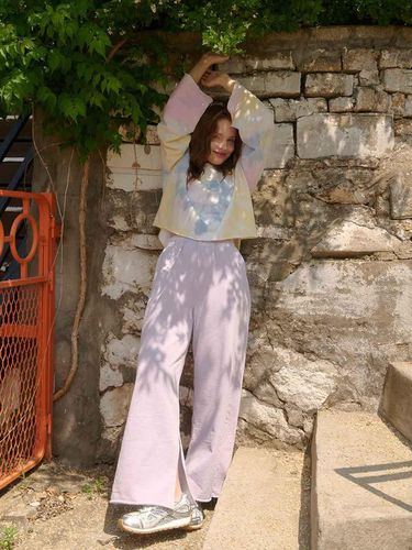 Lavender slit pants - LAPRICALA - Modalova