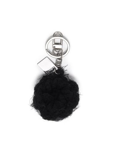 SEAFLOWER KNIT KEYRING IN BLACK - Matin Kim - Modalova