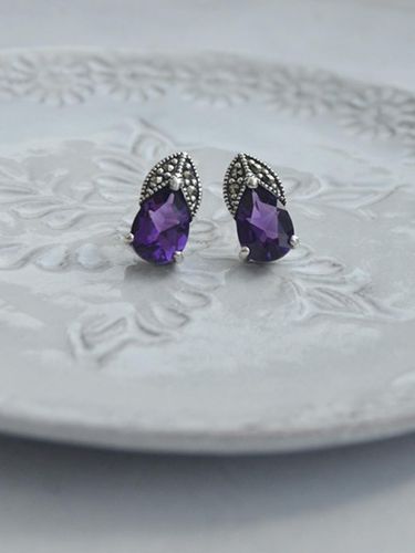 Harace. amethyst Earring - martha in the garret - Modalova