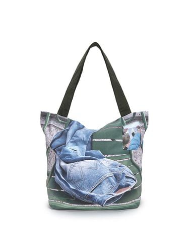 PHOTOGRAPHY BIG ECO BAG IN GREEN - Matin Kim - Modalova