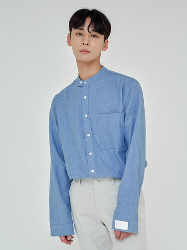 COMFORT NON-COLLAR SKY SHIRTS LIGHT BLUE - Trip LE Sens - Modalova