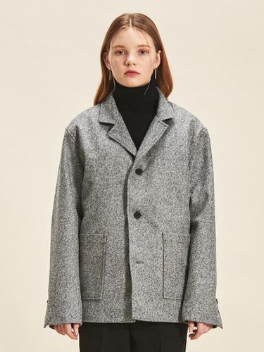 Thinsulate Wool Check Blazer GREY - Trip LE Sens - Modalova