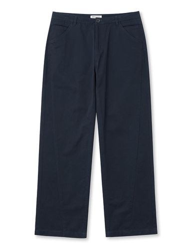 Straight Fit Chino Pants [Navy] - Millo Archive - Modalova