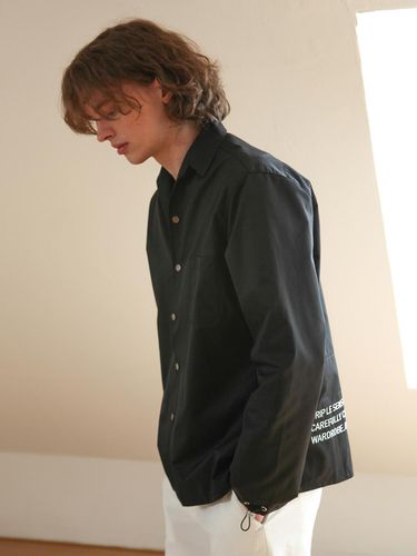 LE EMBROIDERY SHIRTS JACKET BLACK - Trip LE Sens - Modalova