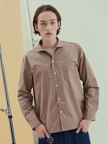 UP COLLAR SHIRTS LIGHT BROWN - Trip LE Sens - Modalova