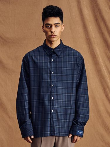 GENDERLESS CHECK SHIRTS 2 NAVY - Trip LE Sens - Modalova