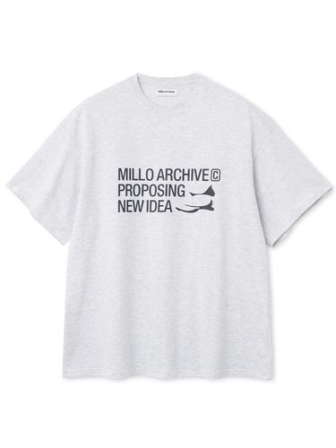 New Idea T-shirt [Melange White] - Millo Archive - Modalova