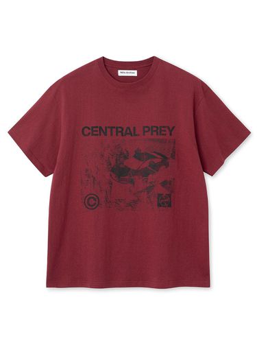 Central Prey T-shirt [Deep Red] - Millo Archive - Modalova