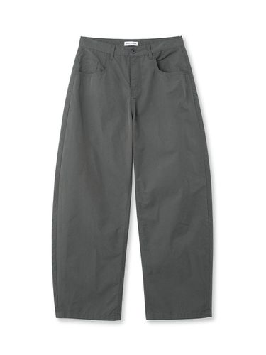 Reflected Curved Chino Pants [Charcoal Gray] - Millo Archive - Modalova