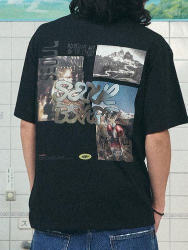 COLLAGE KOTH SEOUL BSR T BLACK - BSRABBIT - Modalova