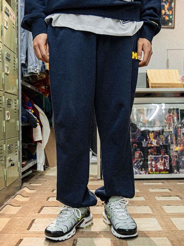 XMICHIGAN] Logo Sweat Jogger Pants (Navy) - STARTER - Modalova