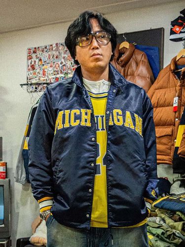 XMICHIGAN] Coach Jacket (Navy) SA241OJK11_ - STARTER - Modalova