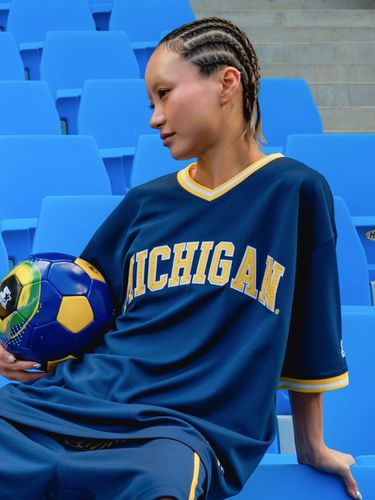 X MICHIGAN] V-neck Soccer Jersey Short Sl - STARTER - Modalova