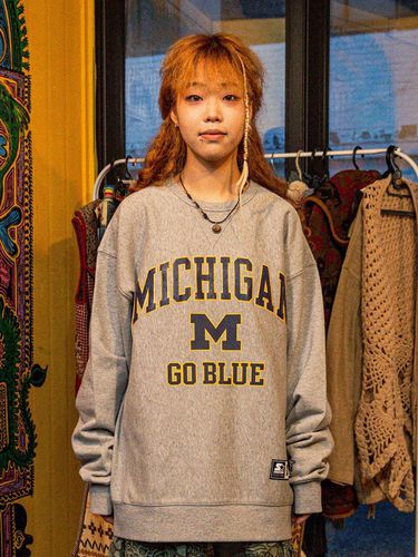 XMICHIGAN] Logo Sweatshirt SA241IMM15_HGY - STARTER - Modalova