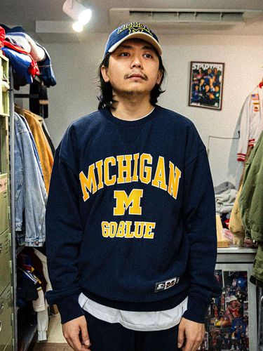 XMICHIGAN] Logo Sweatshirt (Navy) SA241IMM - STARTER - Modalova