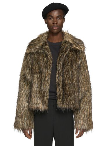 BROWN FUR JACKET - LABELESS - Modalova