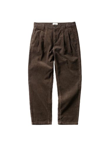 Tura Corduroy Washed Trousers (Brown) - SORTIE - Modalova