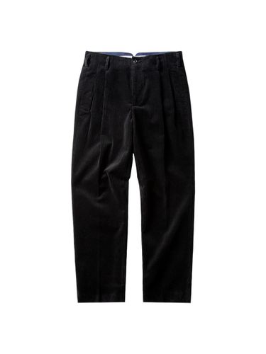 Corduroy Hollywood Trousers (Black) - SORTIE - Modalova