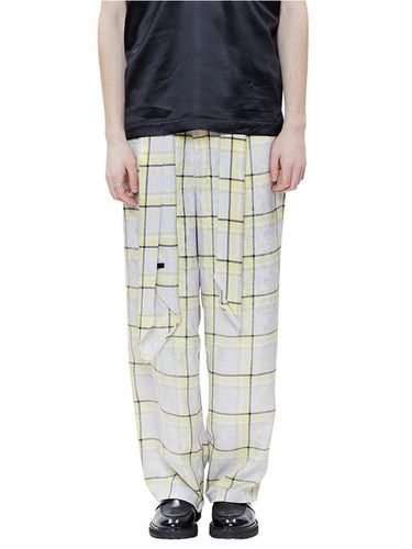 SILVER PAJAMAS CHECK TROUSERS - LABELESS - Modalova