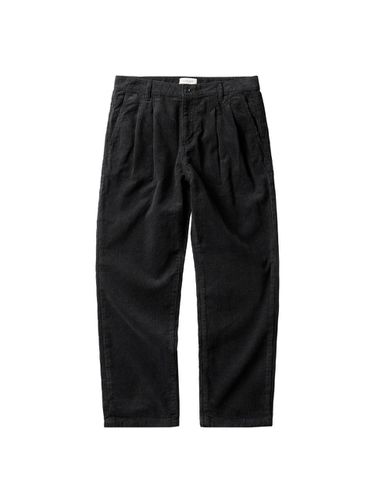 Tura Corduroy Washed Trousers (Black) - SORTIE - Modalova