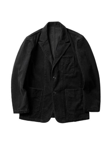 Tura Corduroy Washed Jacket (Black) - SORTIE - Modalova