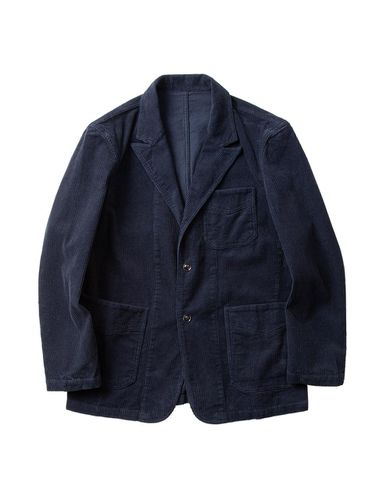 Tura Corduroy Washed Jacket (Blue) - SORTIE - Modalova