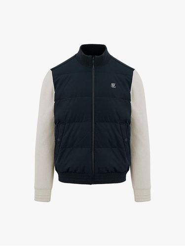 Hybrid Down Zip-Up (Navy) - FAIRLIAR GOLF - Modalova