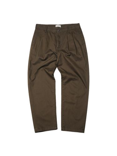 Tura Cotton Washed Pants (Brown) - SORTIE - Modalova