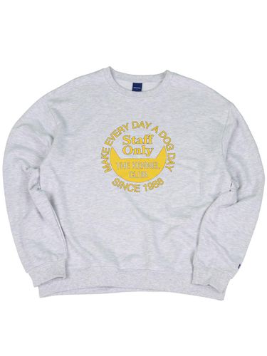 KENNEL CLUB LOGO SWEATSHIRT (MELANGE WHITE) - STAFFONLY - Modalova