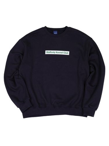 BOX LOGO SWEATSHIRT (NAVY) - STAFFONLY - Modalova