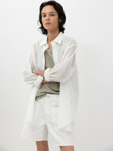 Leau sheer cotton shirt_off white - L’EAU - Modalova