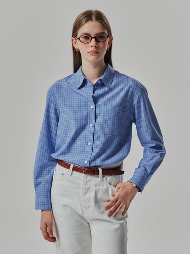 Oversized Fit Checkered Shirt - MIND BRIDGE women - Modalova