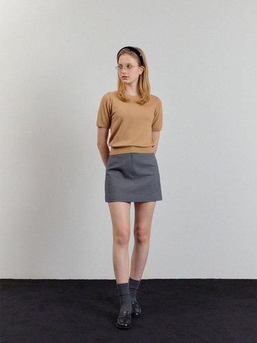 Pocket Mini Skirt_Gray - Tillber - Modalova