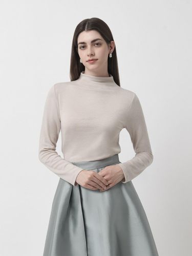 Half Neck Wool-Blend Top - BENEATER - Modalova