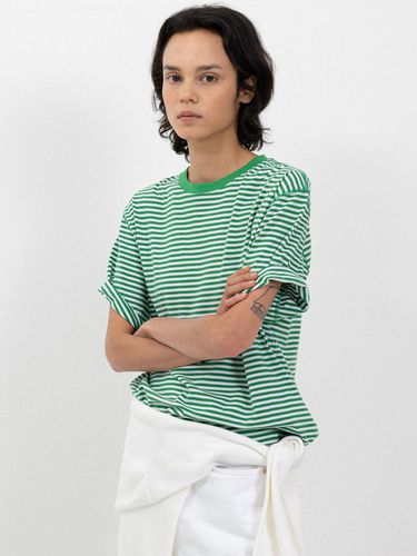 Bas stripe tee_green - L’EAU - Modalova