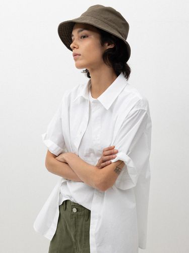 Alex cotton half shirt_off white - L’EAU - Modalova