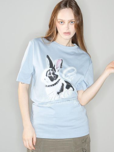 PIERCED BUNNY T SHIRTS (BLUE) - 2000 Archives - Modalova