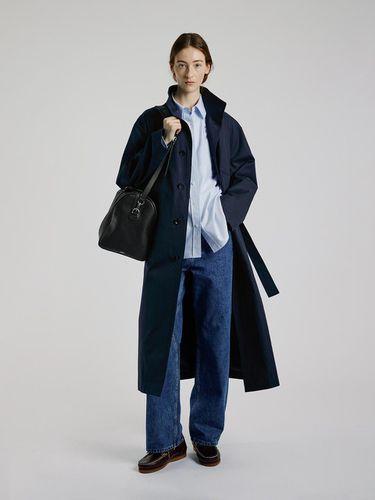 Post trench coat_navy - L’EAU - Modalova