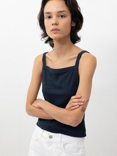 Kate cotton tank top_navy - L’EAU - Modalova