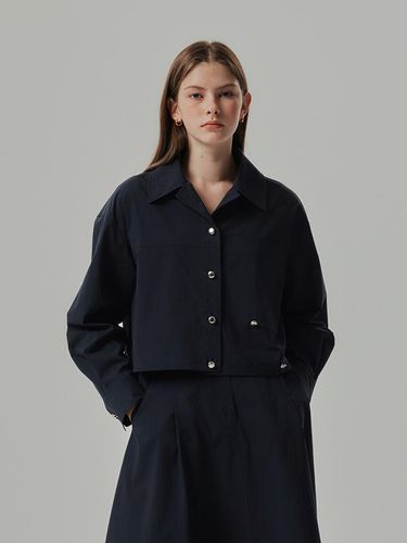 Outer-type open collar shirt - MIND BRIDGE women - Modalova