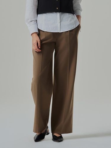 Do good_one-tuck wide slacks_2 colors - MIND BRIDGE women - Modalova