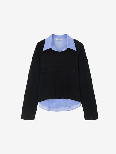 Shirt-layered knitwear - MIND BRIDGE women - Modalova