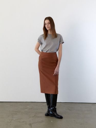 H line midi skirt (brick) - tetu - Modalova