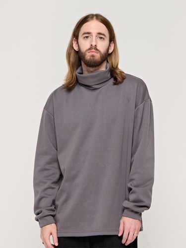 CB OVER TURTLE-NECK LONG SLEEVE T-SHIRT (CHARCHOL) - CARGOBROS - Modalova