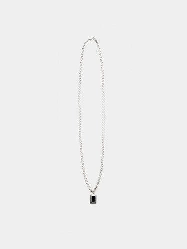 NK002 Third Stone Neckless Black - ALL CLASSIC - Modalova