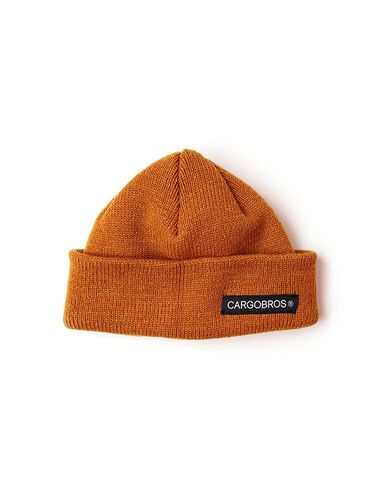 CB LOGO SHORT BEANIE (BROWN) - CARGOBROS - Modalova