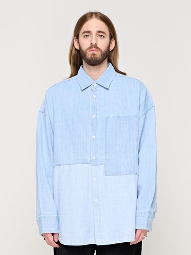 CB DENIM INCISION SHIRT (LIGHT INDIGO) - CARGOBROS - Modalova