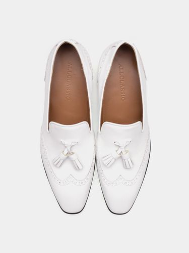 Ardor_Wingtip Tassel Loafers White / ALC134 - ALL CLASSIC - Modalova