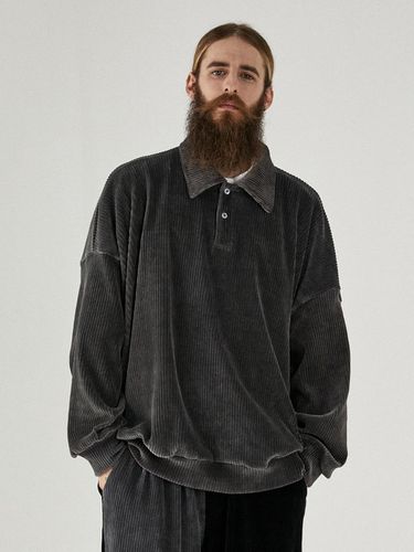 CB CORDUROY PK TEE (CHARCOAL) - CARGOBROS - Modalova