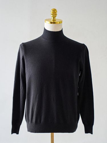 Half Turtleneck Knit Black / ALCKT001 - ALL CLASSIC - Modalova